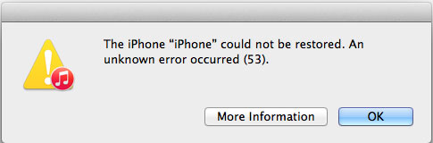 Error 53 por cambiar el botón Home del iPhone 6