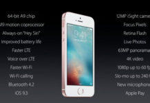 Mejoras del iPhone SE