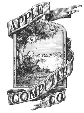 Logo original de Apple