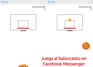 Juega al baloncesto con la App de Facebook Messenger