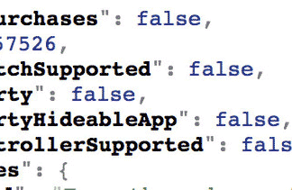 Variables que indican que una App de Apple se puede esconder en iOS