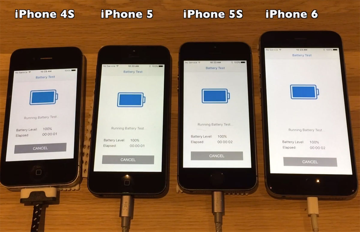 Comparación de duración de baterías en iOS 9.3.1