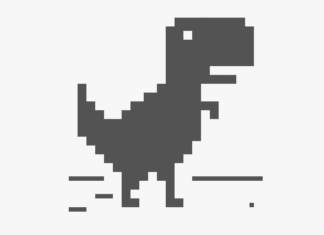 Dinosaurio de Chrome
