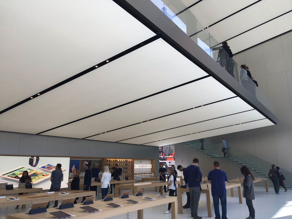 Arquitectura de la nueva Apple Store de Square Union en San Francisco