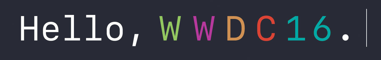 Hola, WWDC 2016