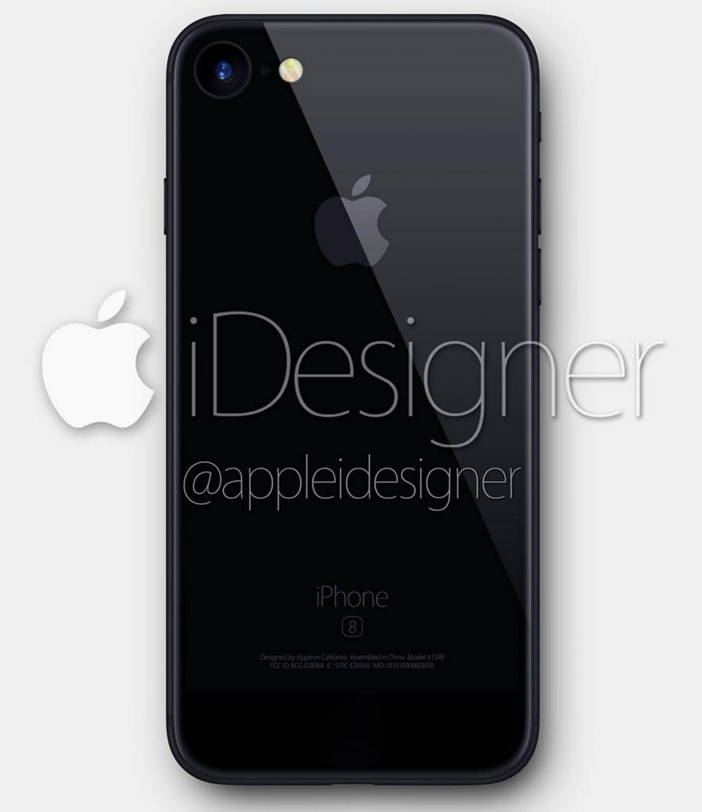 Concepto de diseño de iPhone 7 negro