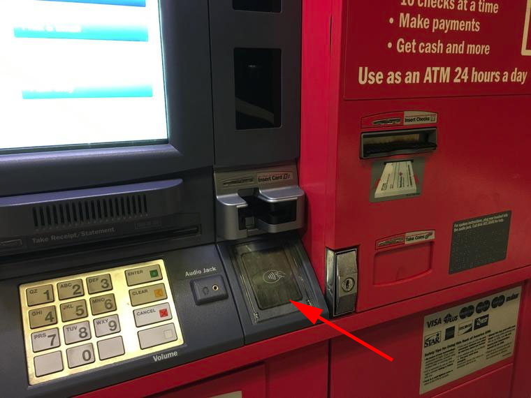 Cajero automático con Apple Pay