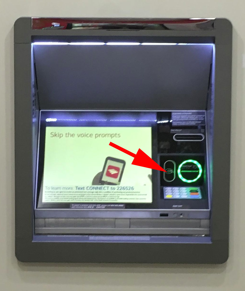 Cajero automático con Apple Pay