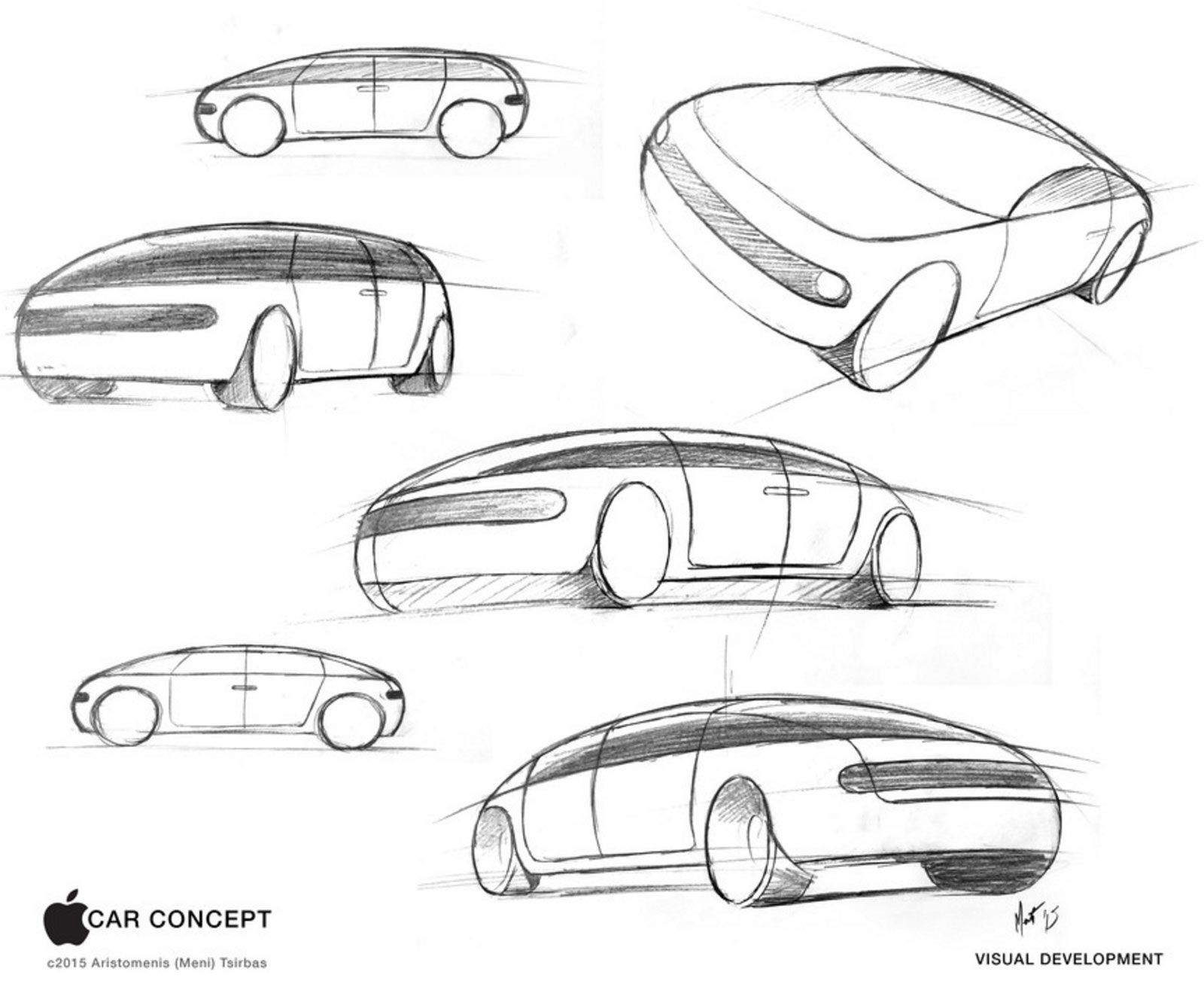 Concepto de diseño de coche de Apple de Aristomenis (Meni) Tsirbas