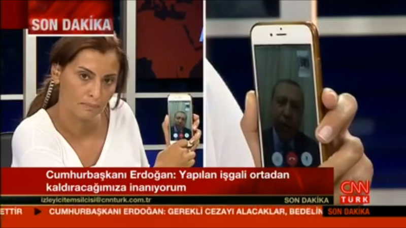 Erdogan en FaceTime