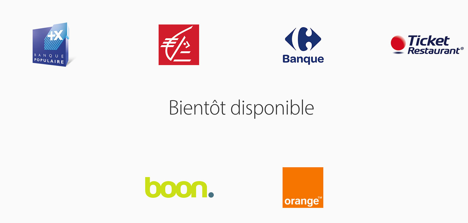 Bancos soportados por Apple Pay en Francia