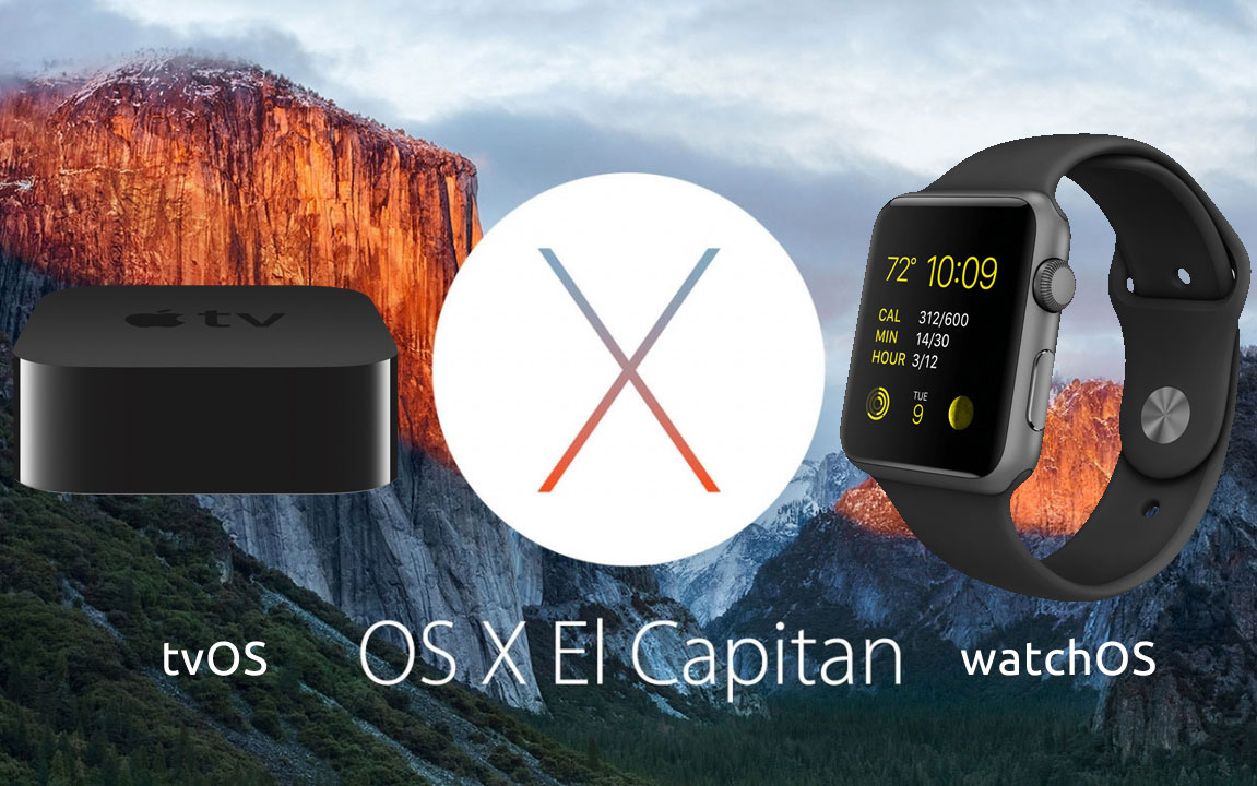 tvOS watch OS OS X