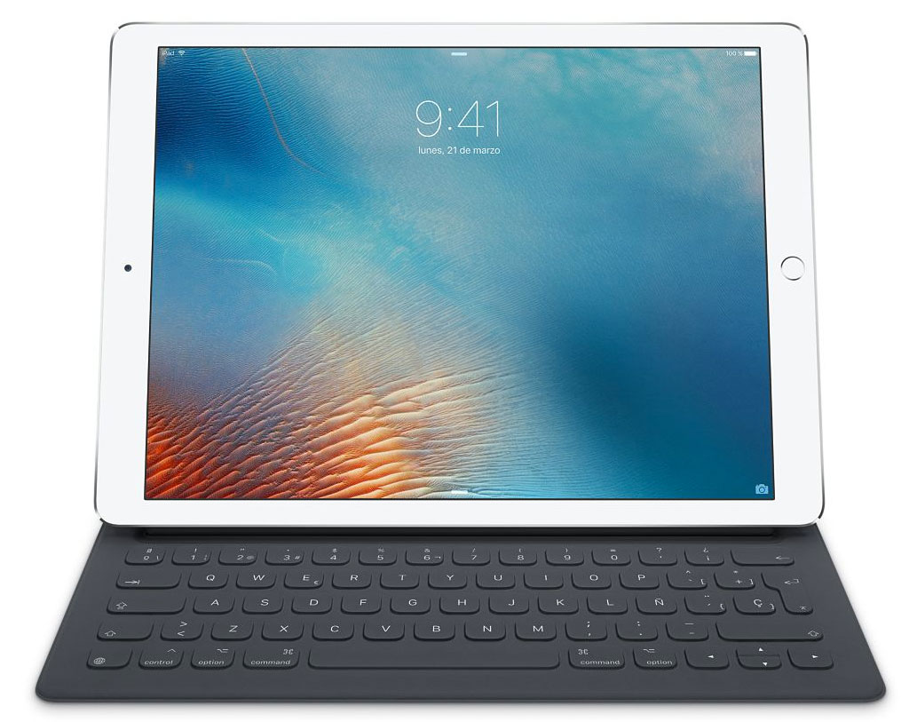 iPad Pro con teclado en español