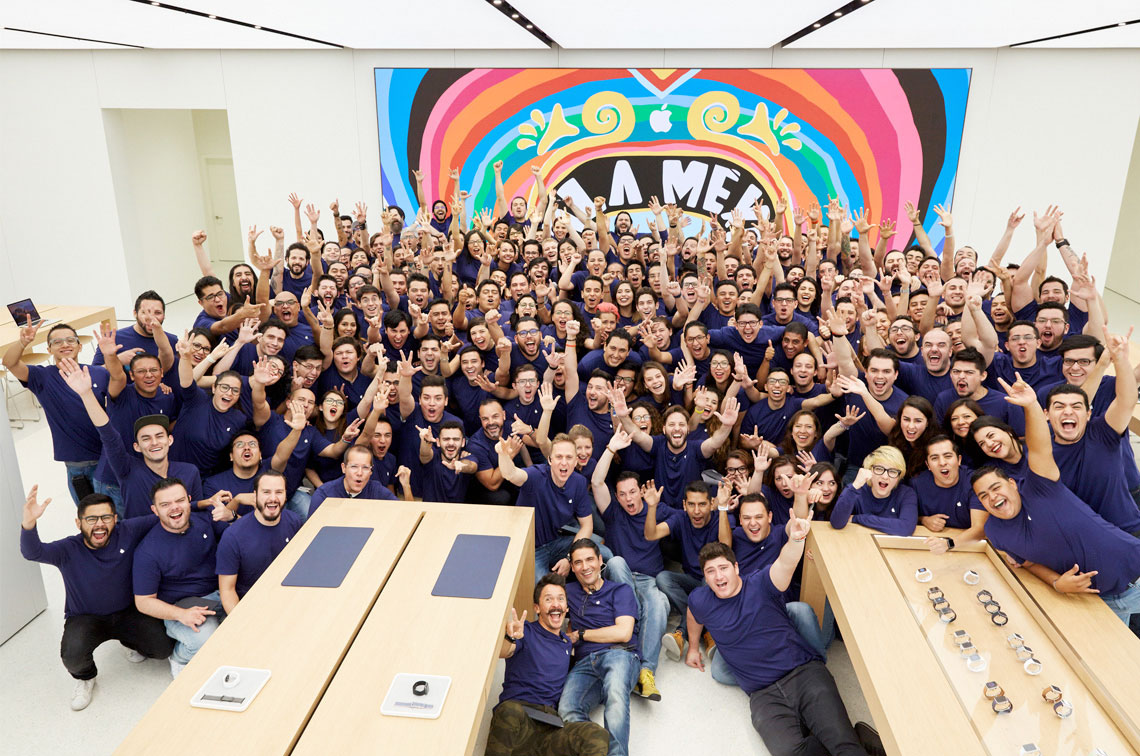 Apertura de la primera Apple Store de México