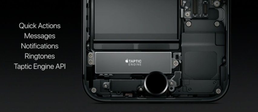 Motor háptico del iPhone 7