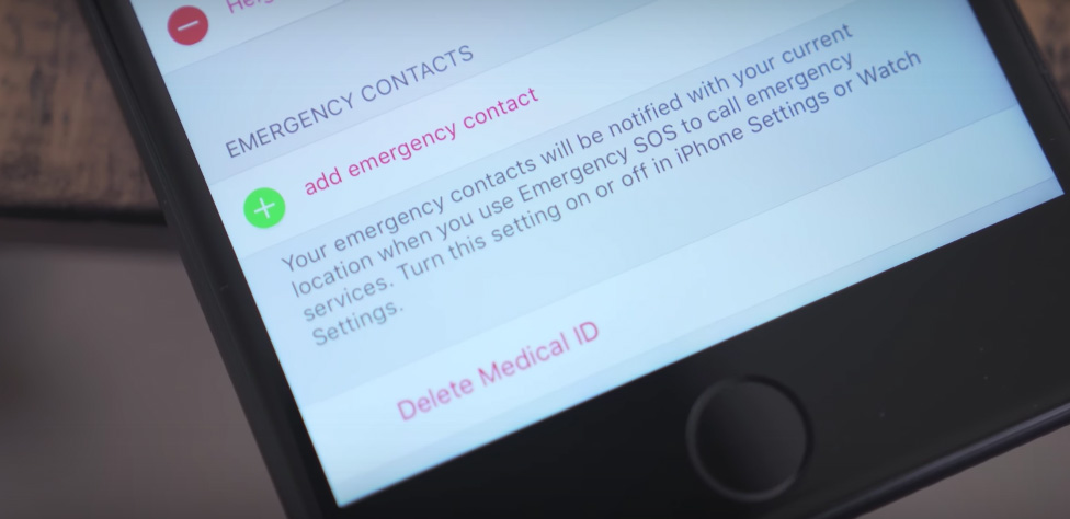 Teléfonos de emergencia en la App de Salud