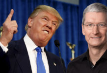 Donald Trump y Tim Cook