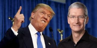 Donald Trump y Tim Cook