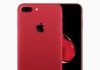 Concepto de diseño iPhone 7 rojo con frontal negro