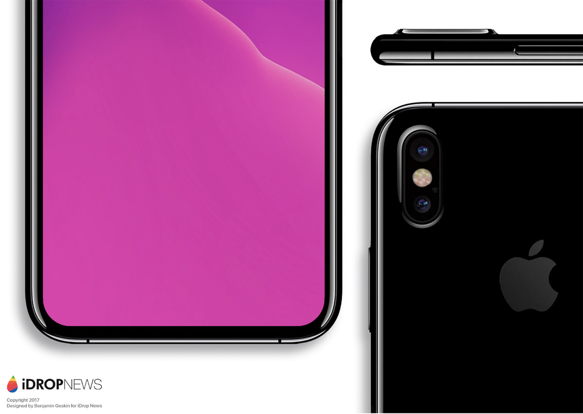 Concepto de diseño dei Phone 8