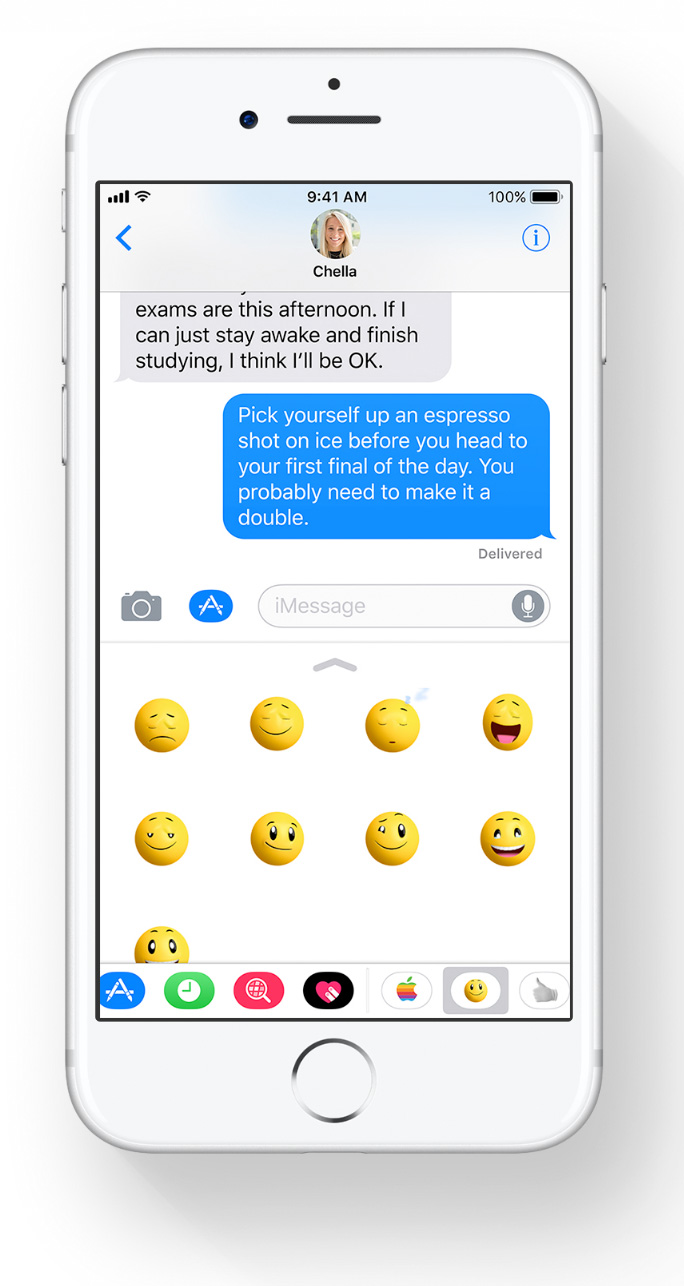 App de Mensajes en iOS 11