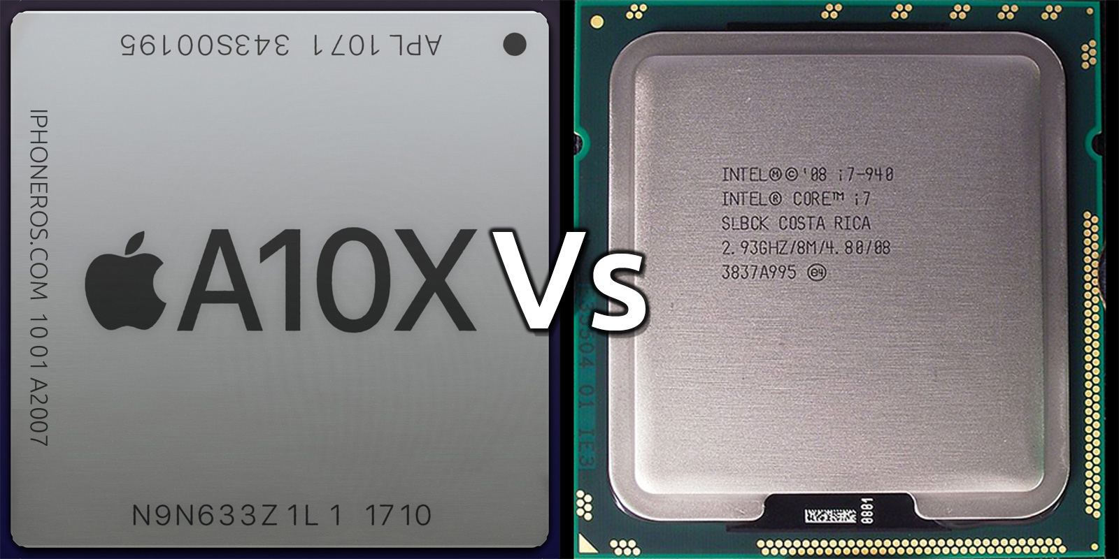 Apple A10X vs Intel Core i7