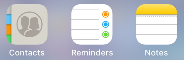Nuevos iconos en iOS 11