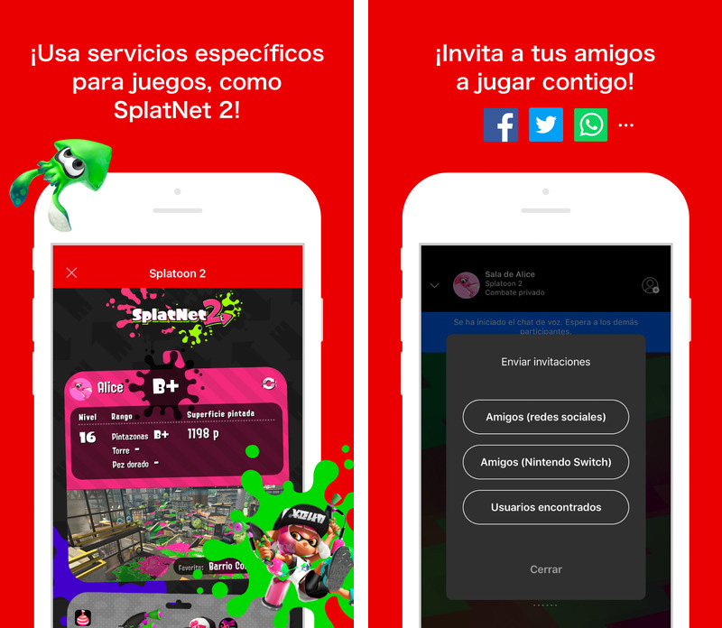 App de la Nintendo Switch