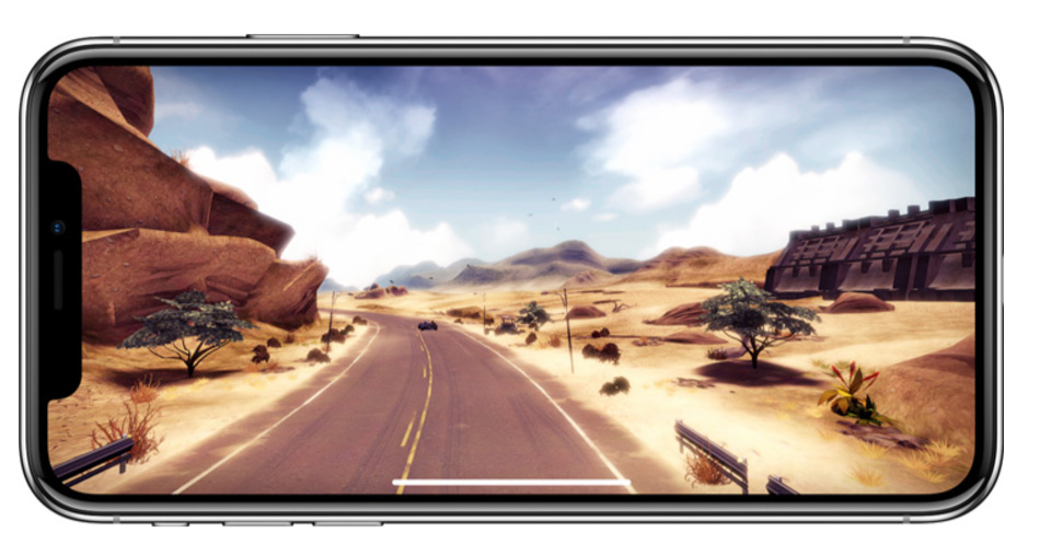 Un juego en el iPhone X