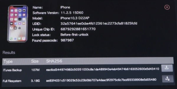 iPhone X preparado para ser desbloqueado