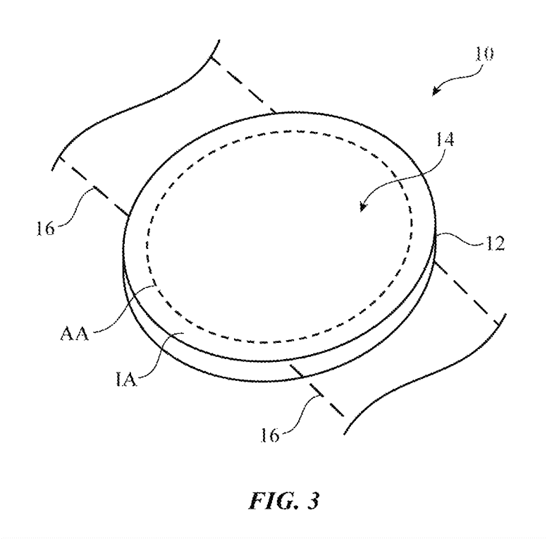 Patente de Apple Watch circular