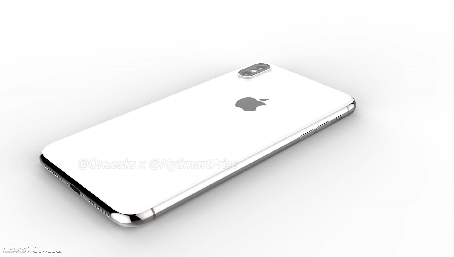Imagen generada por ordenador del nuevo iPhone X Plus con pantalla de 6,5 pulgadas