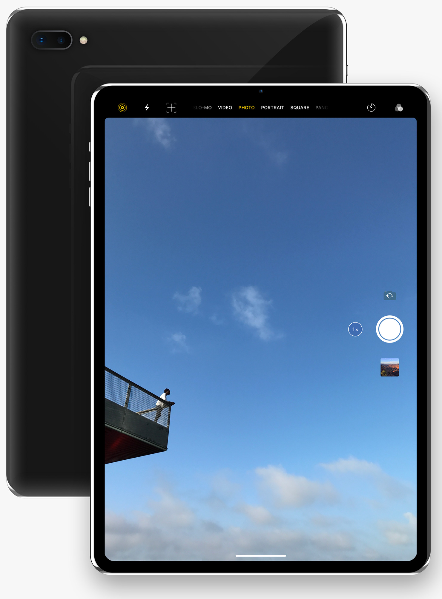 Concepto de diseño de iPad Pro todo pantalla de Álvaro Pabesio