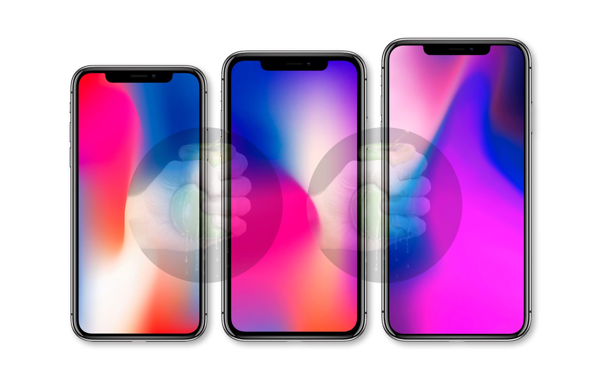 Los tres supuestos nuevos modelos de iPhone para el 2018