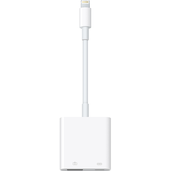Adaptador Lightning a USB 3 para conectar el iPhone a cámaras digitales