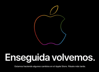 Logo de Apple y enseguida volvemos: tienda cerrada