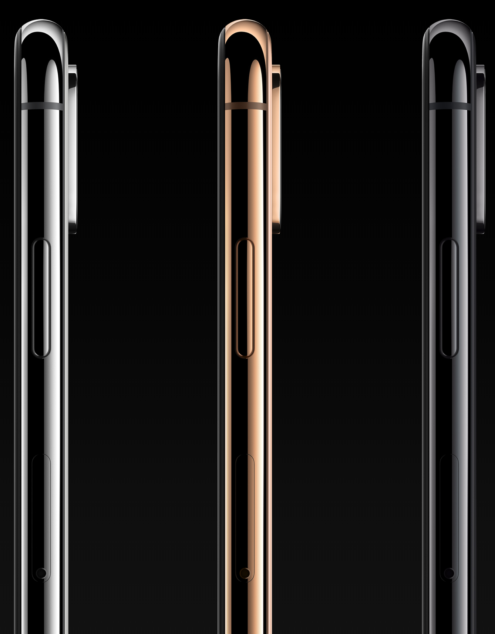 Los tres nuevos colores del iPhone XS