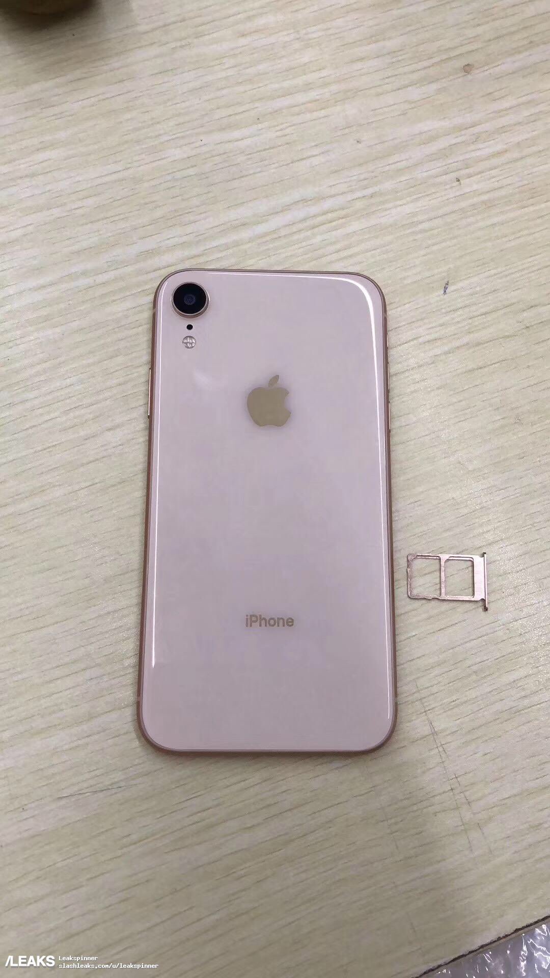 Supuesto prototipo rosa del iPhone LCD de 6,1 pulgadas