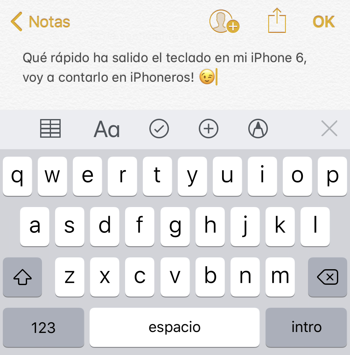 El teclado virtual aparece mucho más rápido en iOS 12, comparado con iOS 11