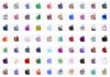 370 logotipos de Apple para la Keynote