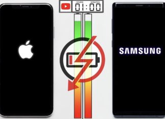 Prueba de duración de batería entre el iPhone XS Max y Galaxy Note 9
