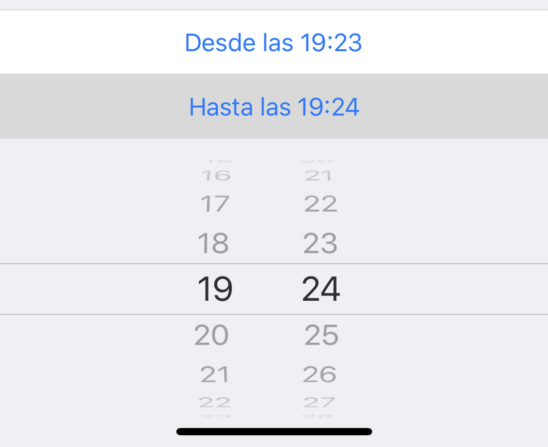 Configurando un período de tiempo para No molestar en iOS 12
