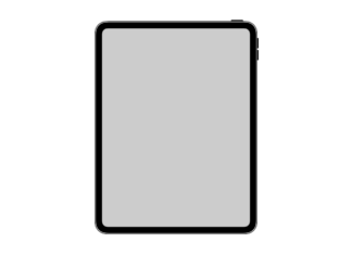 Icono de iPad todo pantalla en iOS 12