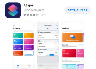 App de Atajos lista para actualizar