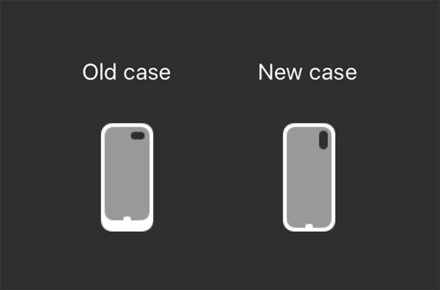 Icono de la funda con batería de Apple, para el iPhone XS