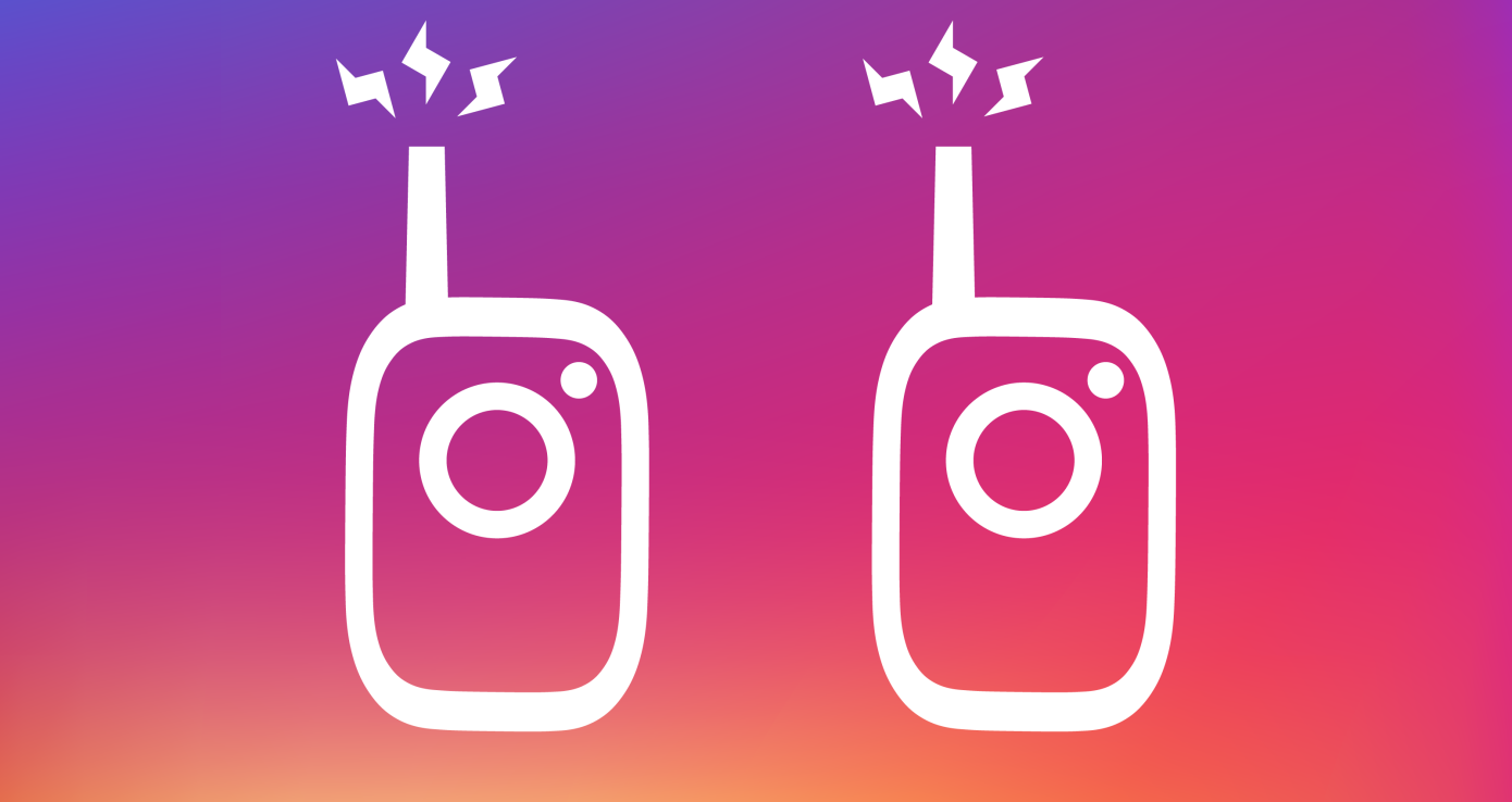 Envío de mensajes al estilo Walkie-Talkie en Instagram