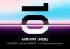 Invitación para ver el Samsung Galaxy S10