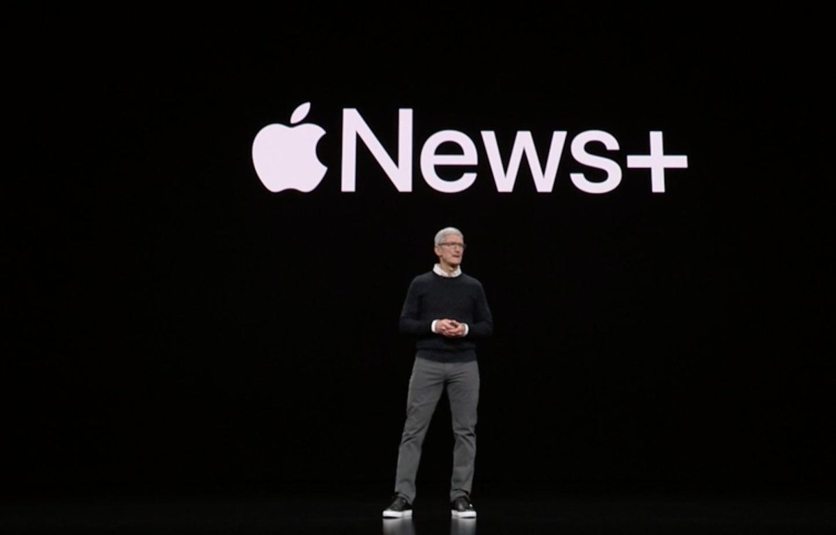 Tim Cook y Apple News+