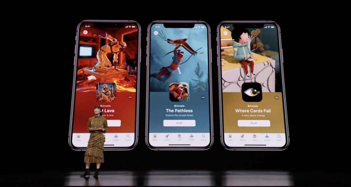 Presentación Apple Arcade - Keynote It's Show Time de Marzo de 2019