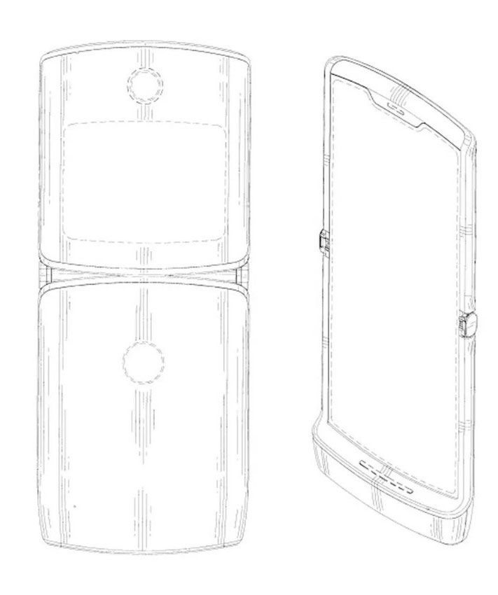 Patente de smartphone con pantalla que se dobla y diseño del Razr de Motorola